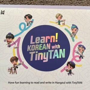 Learning Korean TinyTan + 4 BTS Books